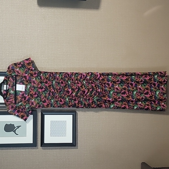 Misa Marilyn Mesh Flora Dress - Picture 3 of 14